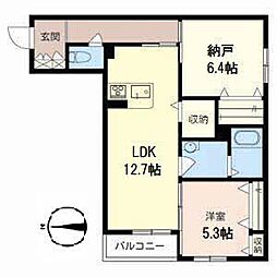 シャーメゾン中野本町 1SLDKの間取図画像