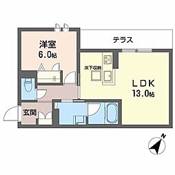 間取図画像 1LDK