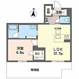 和の杜 江坂 1LDKの間取図画像