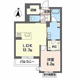 和の社 江坂 1LDKの間取図画像