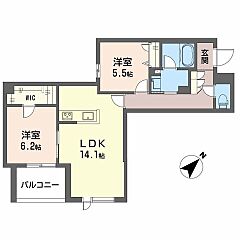 物件の間取り