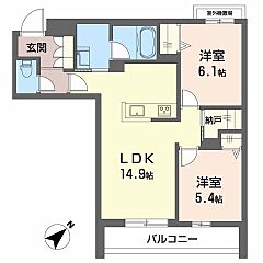 物件の間取り