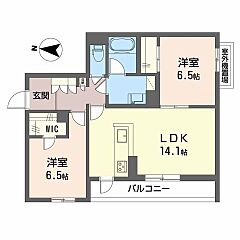 物件の間取り