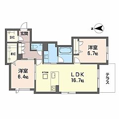 物件の間取り