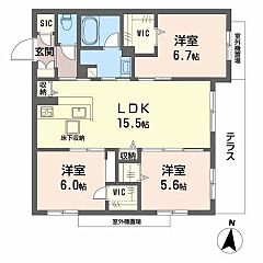 物件の間取り