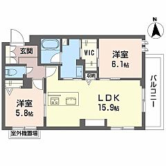 物件の間取り