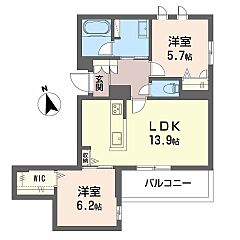 物件の間取り