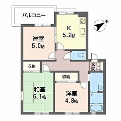 物件の間取り