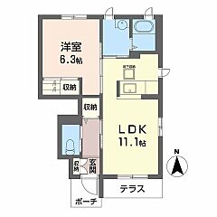 物件の間取り