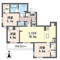 物件の間取り