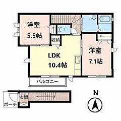 物件の間取り