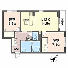物件の間取り