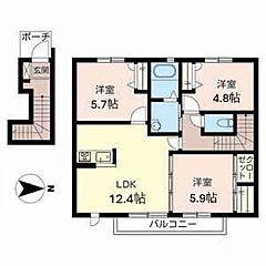 物件の間取り