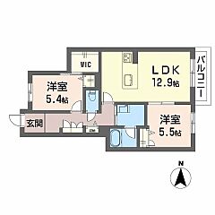 物件の間取り
