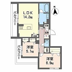 物件の間取り