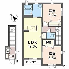 物件の間取り