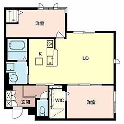 ガーデン　ヴィラ　スイート 1階2LDKの間取り