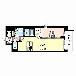 パスレージュ 1LDKの間取図画像