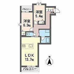 物件の間取り