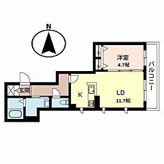物件の間取り
