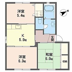 物件の間取り