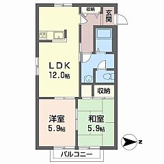 物件の間取り