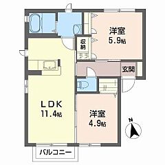 物件の間取り