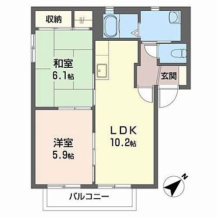 プリモアール大宮B_間取り_0