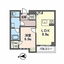 Eastgateresidence 1LDKの間取図画像