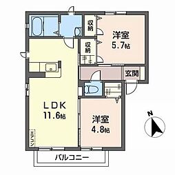 フレグランスＡ 2階