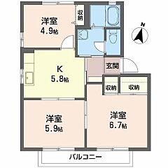 物件の間取り