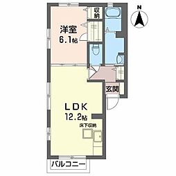 間取図画像 1LDK
