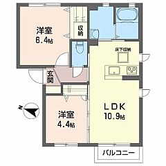 物件の間取り
