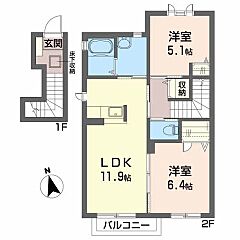 物件の間取り