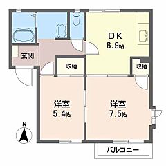 物件の間取り