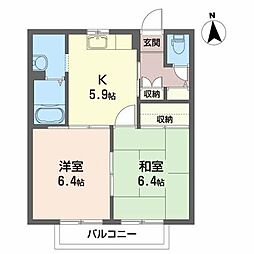 ジュラ・アーク 2Kの間取図画像