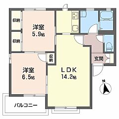 物件の間取り