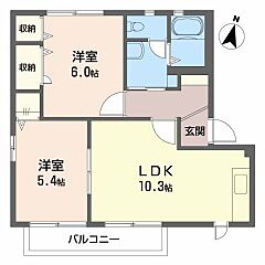 物件の間取り