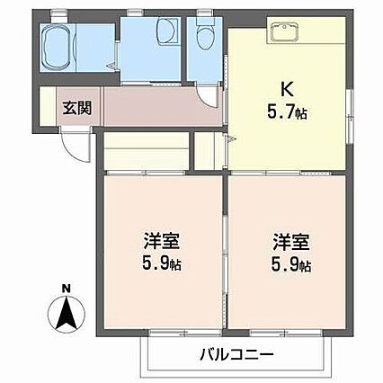 グランデュールB_間取り_0