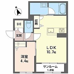 物件の間取り