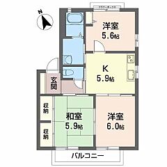 物件の間取り