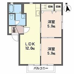 物件の間取り