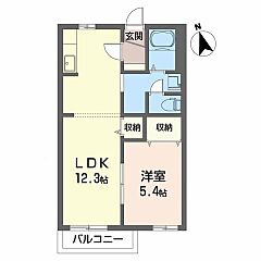 物件の間取り