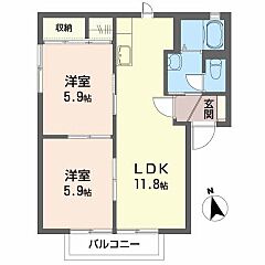 物件の間取り