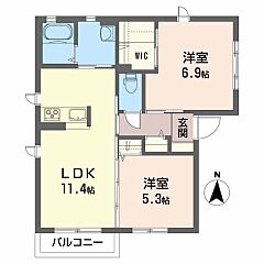 物件の間取り