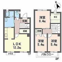 ファミール城西C 3LDKの間取図画像