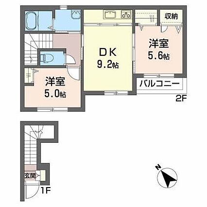 クラヴィエ長田町_間取り_0