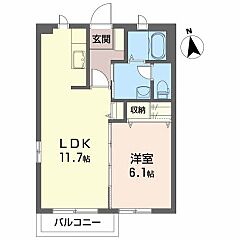 物件の間取り