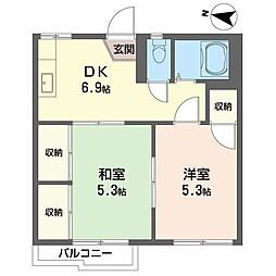 🉐敷金礼金0円！🉐ハニーハイツ　Ｃ