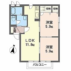 物件の間取り
